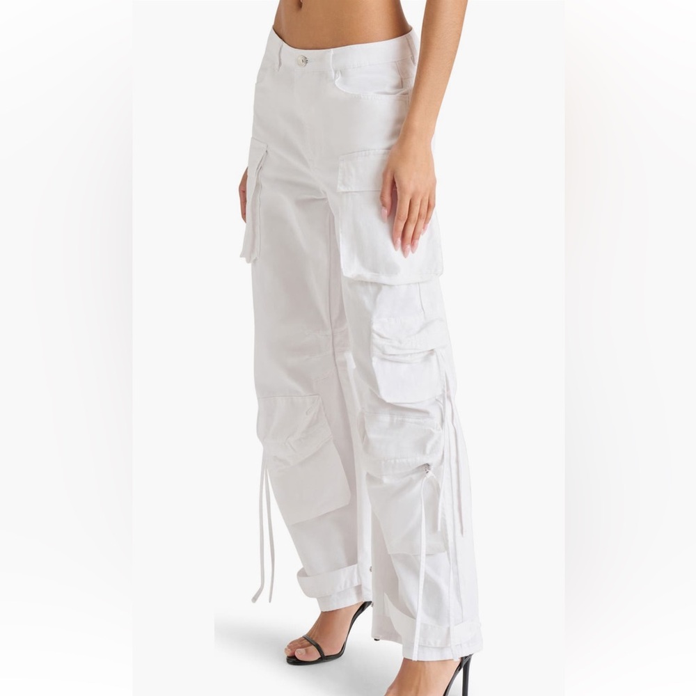 Steven Madden Duo White Cargo Pants Backstreet Boys - Picture 3 of 8